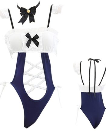 Japanese Style Cosplay Anime Bikini One Piece Lingerie Outfit